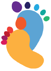 rubber-logo-imgonly 2 Enlarged Feet White Background